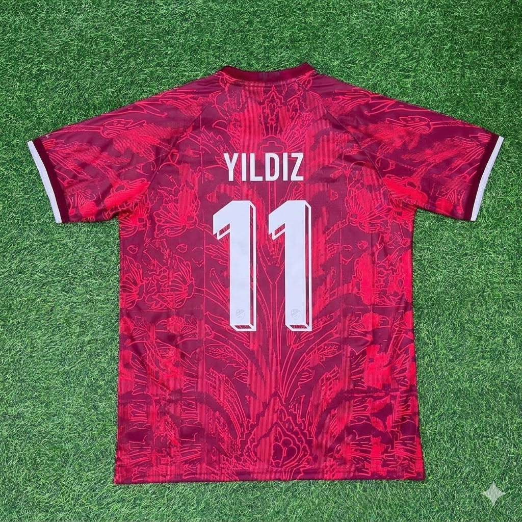 Kenan Yıldız #11 Turkey Legendary Retro Football Jersey Kit