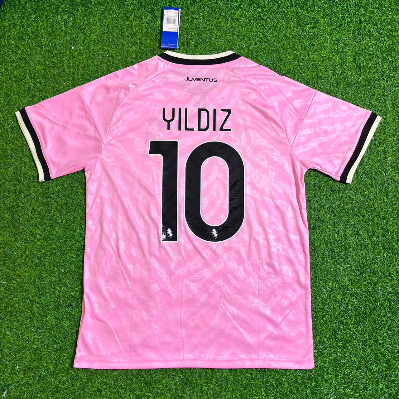 Kenan Yıldız Juventus 2026-2027 Away Pink Football Jersey