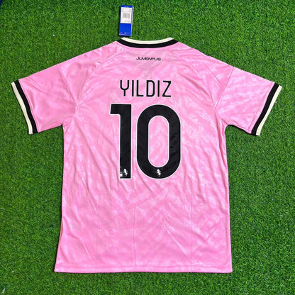 Kenan Yıldız Juventus 2026-2027 Away Pink Football Jersey