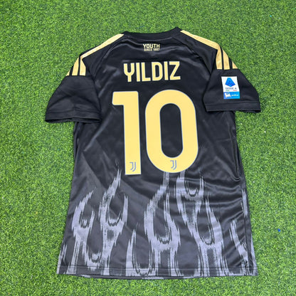 Kenan Yıldız Juventus 2026-2027 Third Black Football Jersey