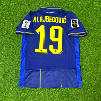 Bosnia and Herzegovina World Cup 2026 Kerim Alajbegovic Blue Football Jersey
