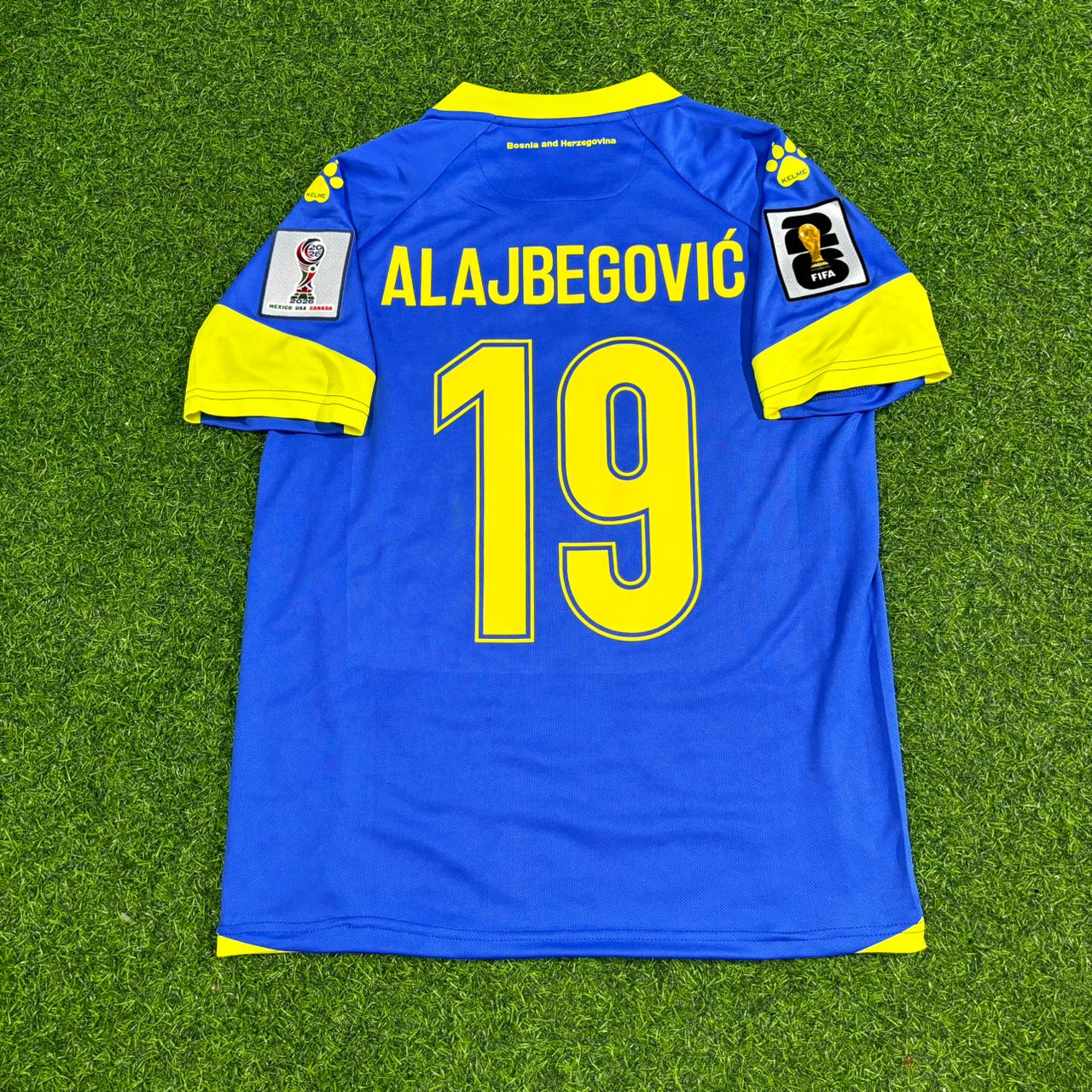 Bosnia and Herzegovina World Cup 2026 Kerim Alajbegović Home Football Jersey