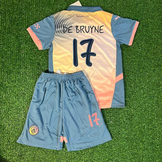 Kevin De Bruyne 17 - Manchester City Football Jersey Kit