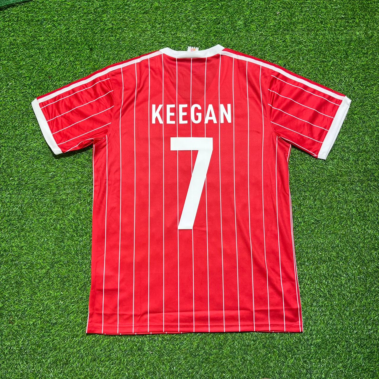 Kevin Keegan Hamburger SV Rotes Heimtrikot Retro Fußballtrikot Jersey