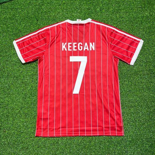 Kevin Keegan Hamburger SV Rotes Heimtrikot Retro Fußballtrikot Jersey