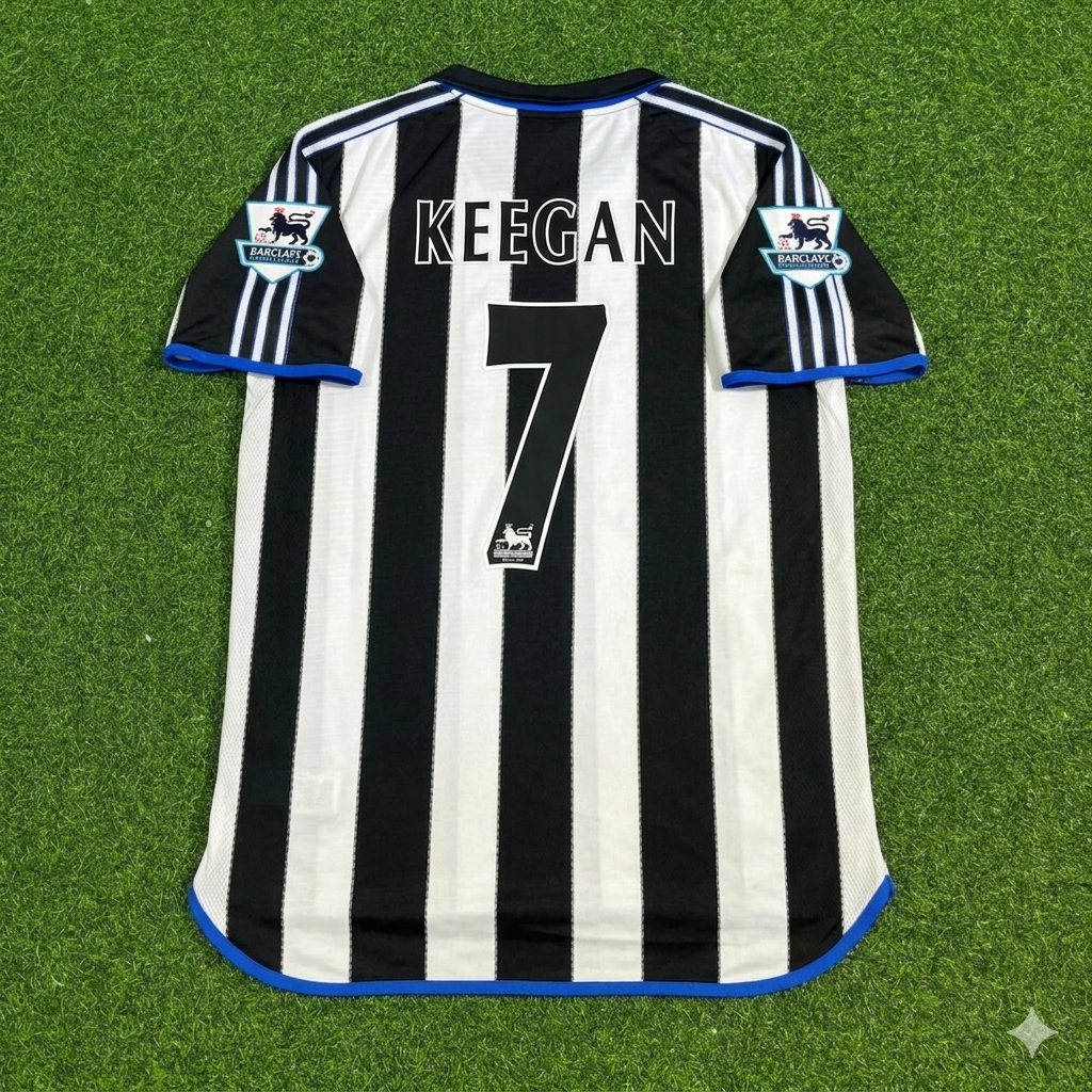 Kevin Keegan #7 Newcastle United Retro Football Jersey Kit
