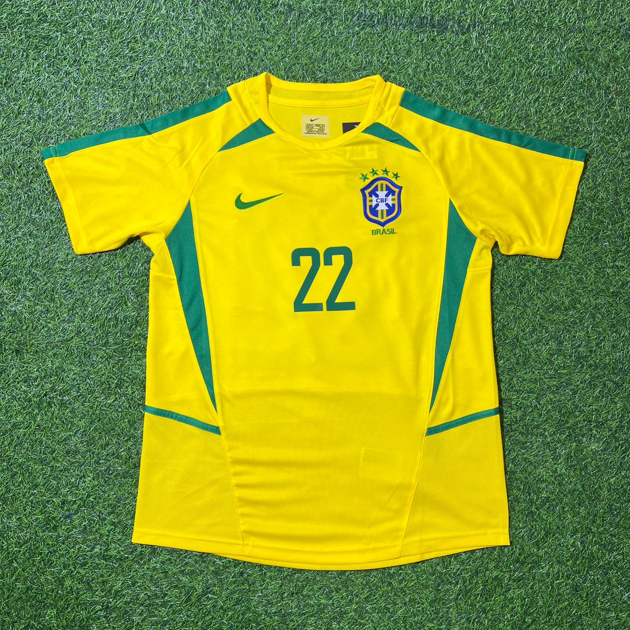 Kevin Kurányi Brazil 2002 Yellow Retro Football Jersey Collection