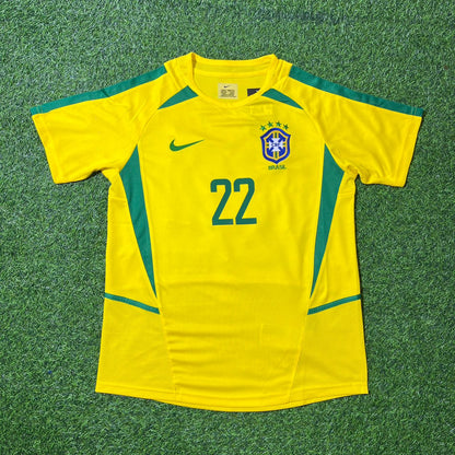 Kevin Kurányi Brazil 2002 Yellow Retro Football Jersey Collection