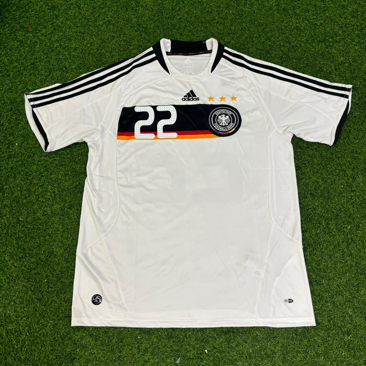 Germany EURO 2008 Kevin Kuranyi Retro Football Jersey Kit
