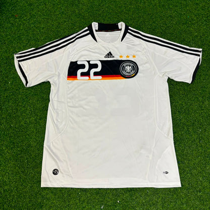 Germany EURO 2008 Kevin Kuranyi Retro Football Jersey Kit