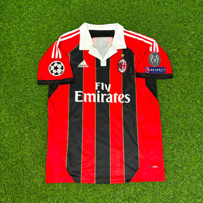 Kevin-Prince Boateng AC Milan 2012/13 Home Retro Football Jersey Kit