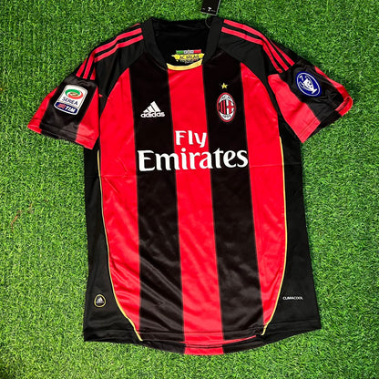 Kevin Prince Boateng Milan 2010 2011 Retro Football Jersey Kit
