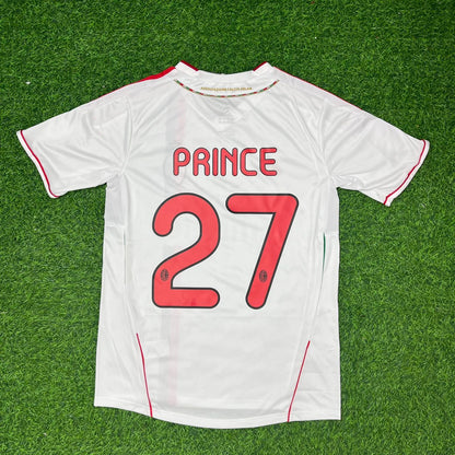 Kevin-Prince #70 Boateng Milan 2011-2012 White Away Retro Football Jersey Kit
