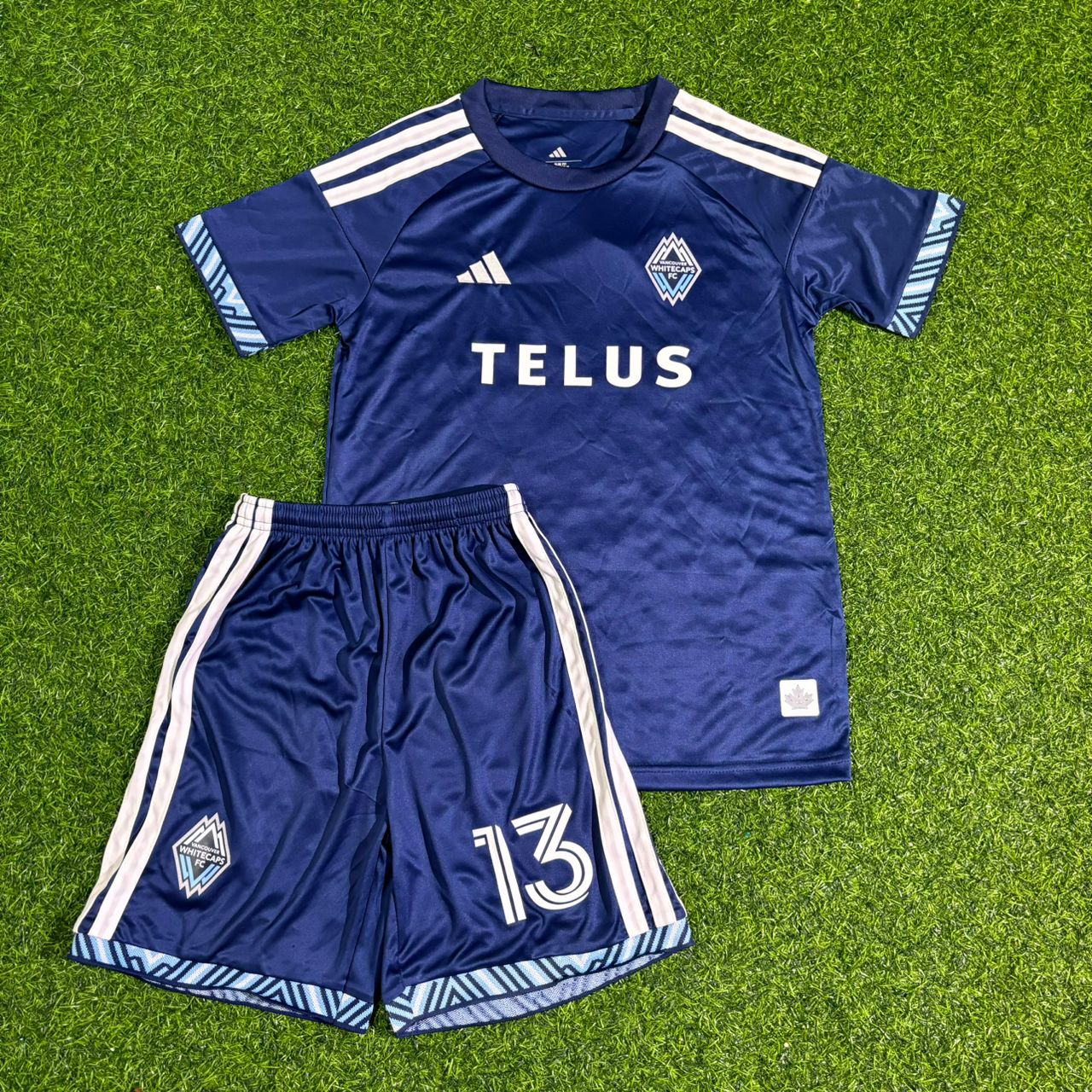 Thomas Müller Vancouver Whitecaps Home Kids Football Jersey Kit
