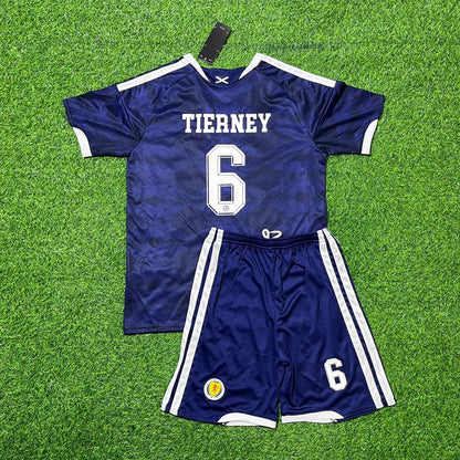 Scotland World Cup 2026 Kieran Tierney Kids Football Jersey Kit