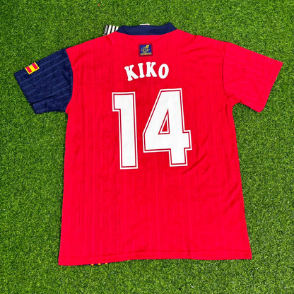Kiko Spain 1996 Retro Football Jersey Kit