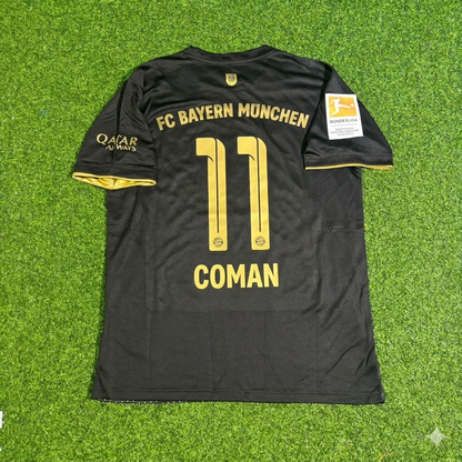 Kingsley Coman Bayern Munich 2021-2022 Away Football Jersey Kit