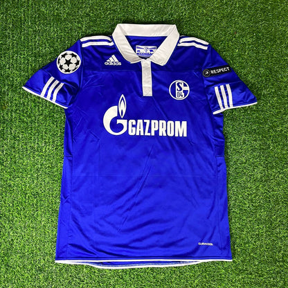 Klaas-Jan Huntelaar Schalke 04 Retro Football Jersey 2010/11 Champions League Season
