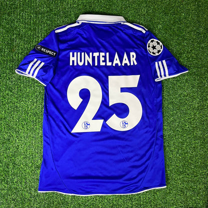 Klaas-Jan Huntelaar Schalke 04 Retro Football Jersey 2010/11 Champions League Season