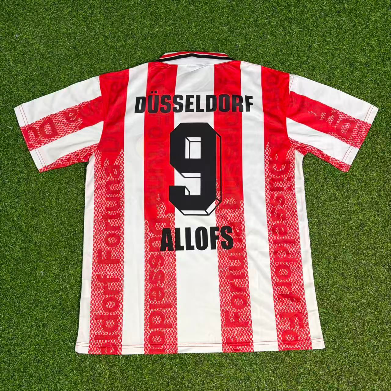Klaus Allofs #9 Fortuna Düsseldorf Retro Heimtrikot Jersey