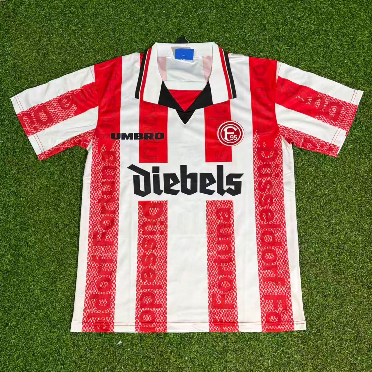 Klaus Allofs #9 Fortuna Düsseldorf Retro Heimtrikot Jersey