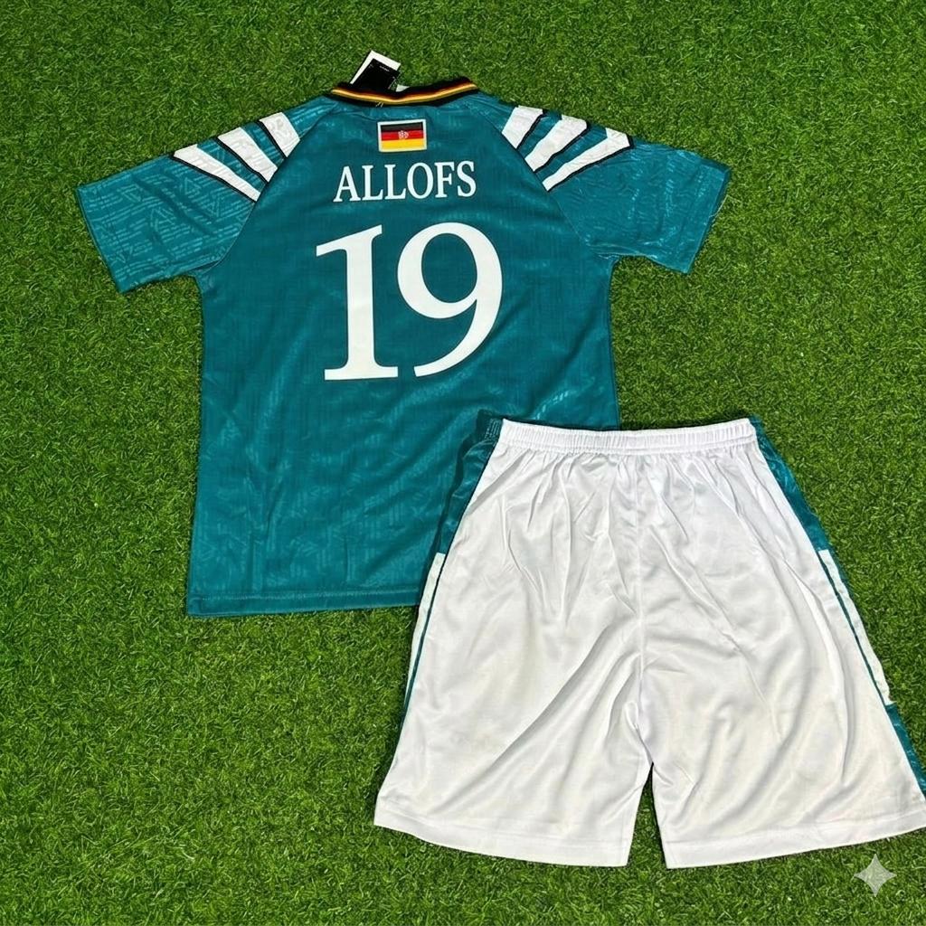 Klaus Allofs #19 Deutschland Retro Heim Kinder Fußballtrikot Jersey