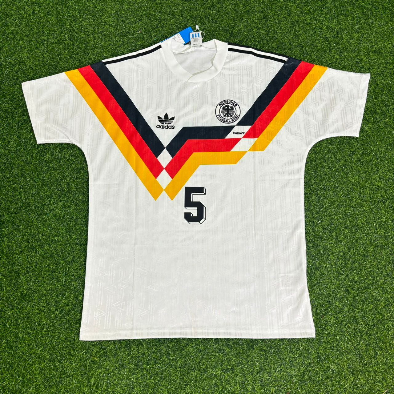 Klaus Augenthaler Deutschland WM 1990 Germany Retro Fußballtrikot Jersey