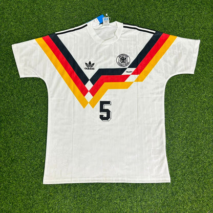 Klaus Augenthaler Deutschland WM 1990 Germany Retro Fußballtrikot Jersey