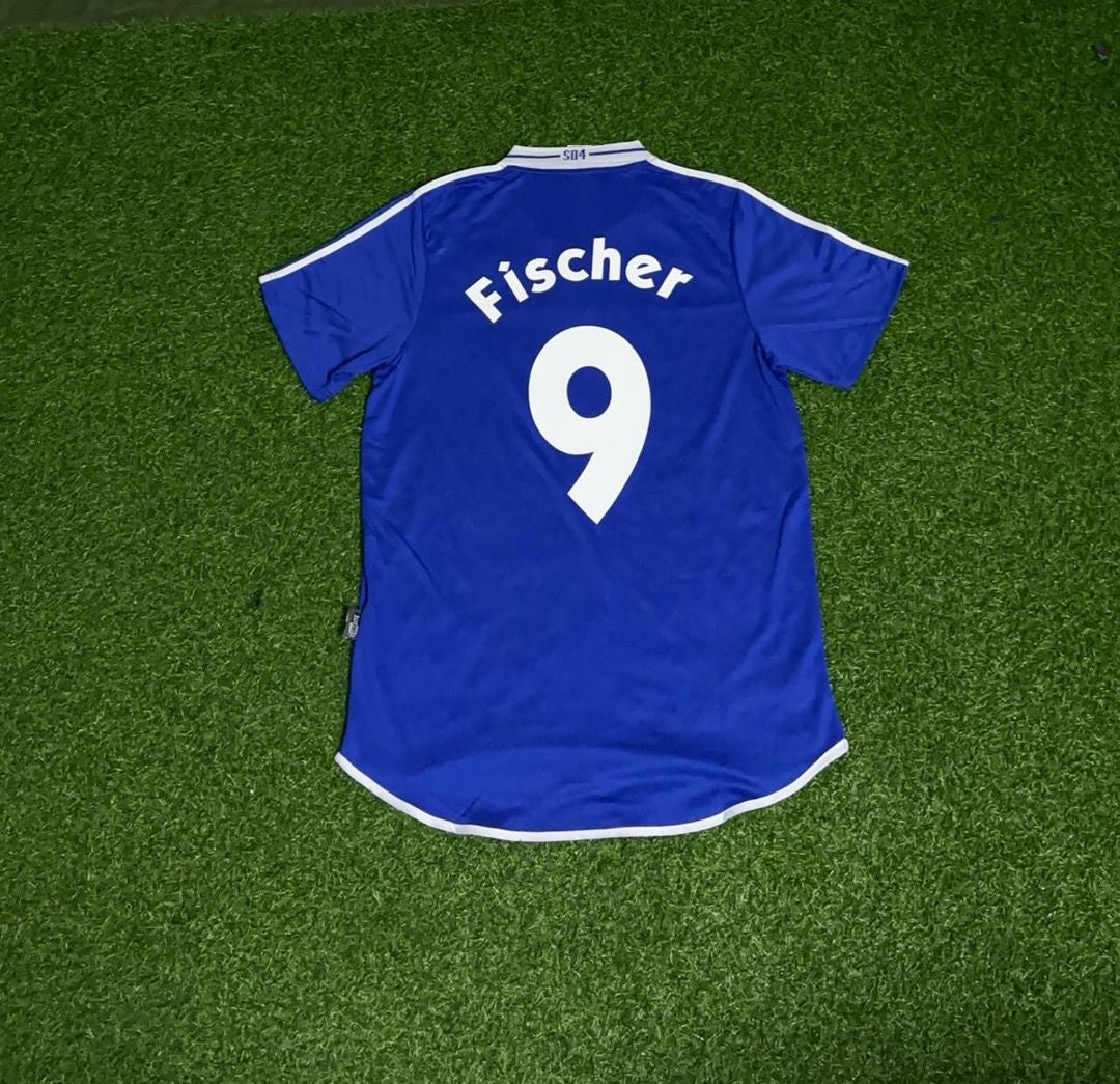Klaus Fischer Schalke 04 Retro Fußballtrikot Kit Jersey
