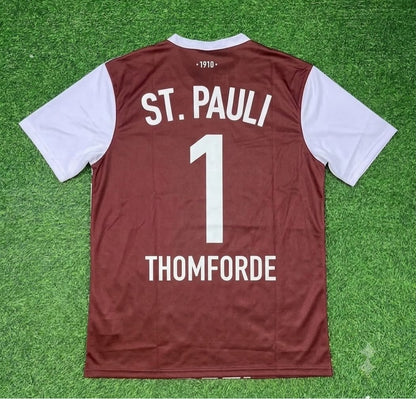 Klaus Thomforde St. Pauli 1994 Auswärts Retro Football Jersey