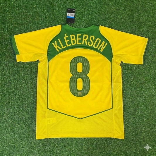 José Kléberson 8 Brazil 2004 2006 Retro Football Jersey Kit