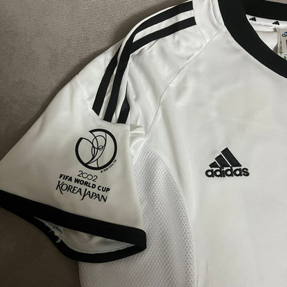 Germany World Cup 2002 Christoph Metzelder Deutschland Japan Korea White Retro Football Jersey