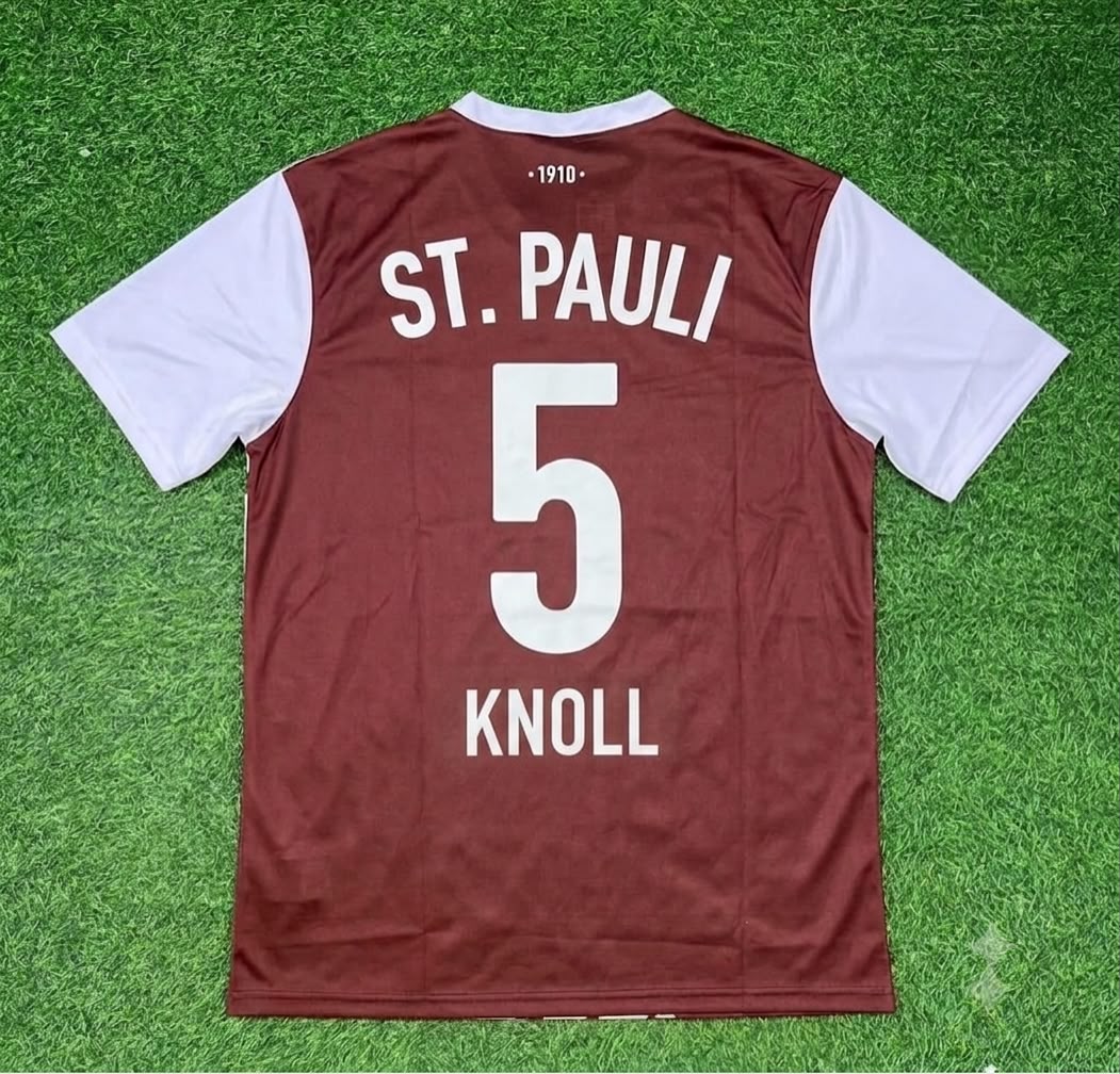 Marvin Knoll FC St. Pauli Auswärts Special Retro Football Jersey