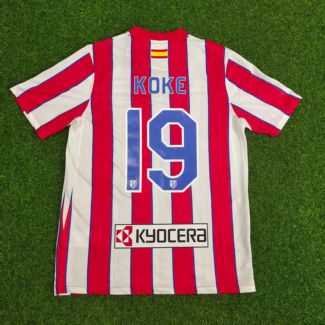 Koke Atletico Madrid 2011/12 Retro Football Jersey Kit
