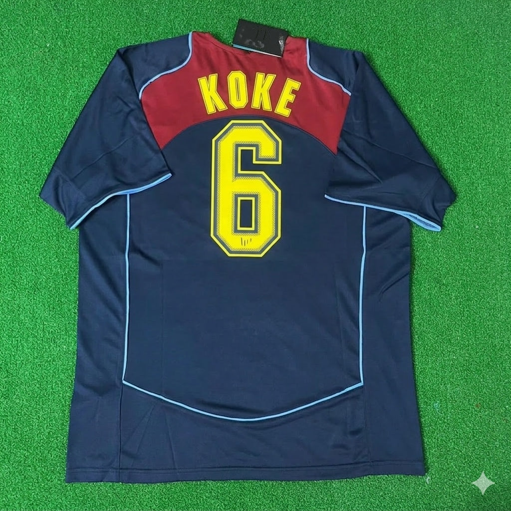 Koke #6 Atletico Madrid SpiderMan Retro Football Jersey Kit