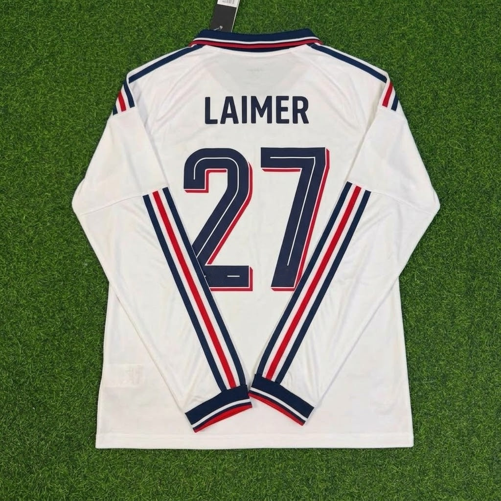 Bayern Munich 2027 Konrad Laimer #27 Away Long Sleeve Football Jersey