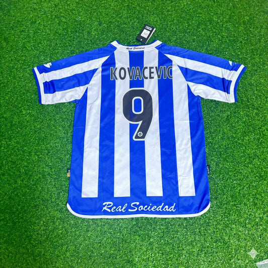Darko Kovacevic Real Sociedad 2002/2003 Retro Football Jersey