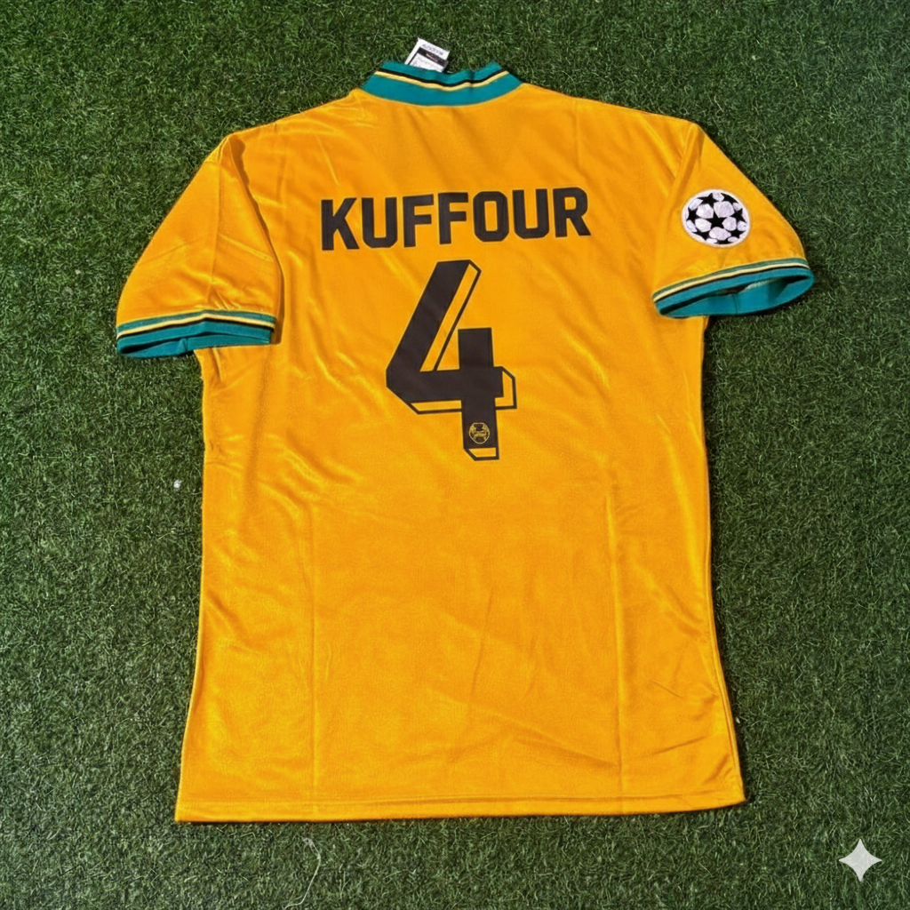 Samuel Kuffour Bayern Munich Yellow Retro Football Jersey Collection