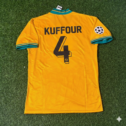 Samuel Kuffour Bayern Munich Yellow Retro Football Jersey Collection