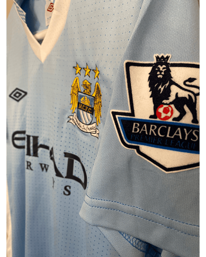 Sergio Kun Agüero 16 Manchester City 2011/12 Football Jersey Kit