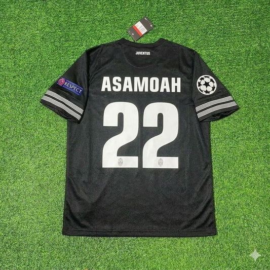 Kwadwo Asamoah 22- Juventus Home 2012 2013 Season Retro Football Jersey
