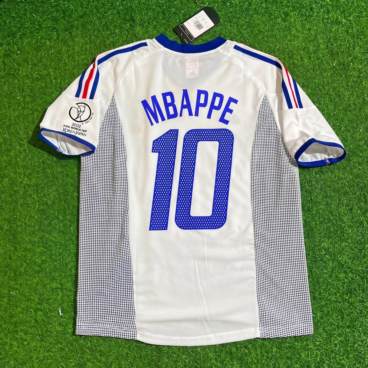 Kylian Mbappe #10 France White Retro Football Jersey
