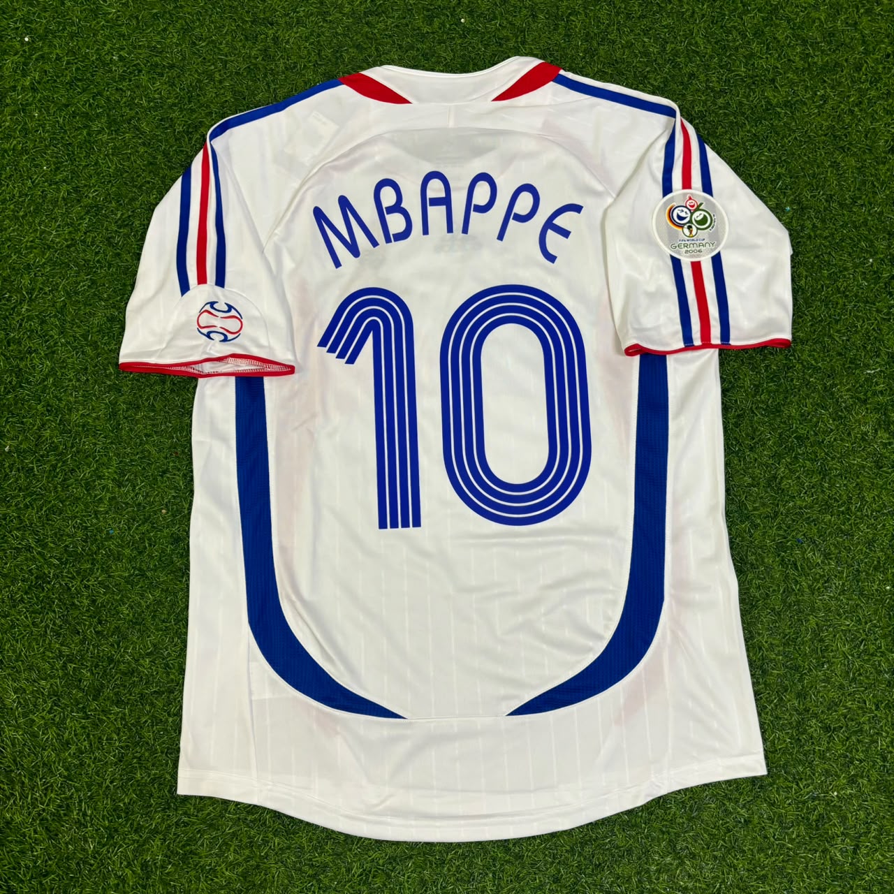 Kylian Mbappe France Commemorative White Retro Kit