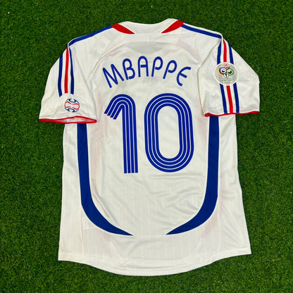 Kylian Mbappe France Commemorative White Retro Kit