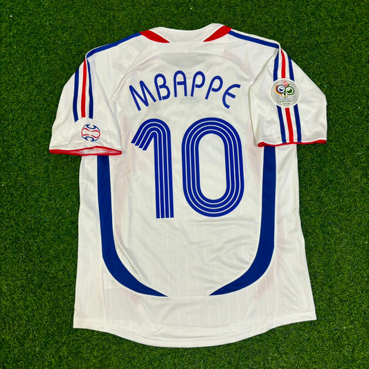 Kylian Mbappe France Commemorative White Retro Kit