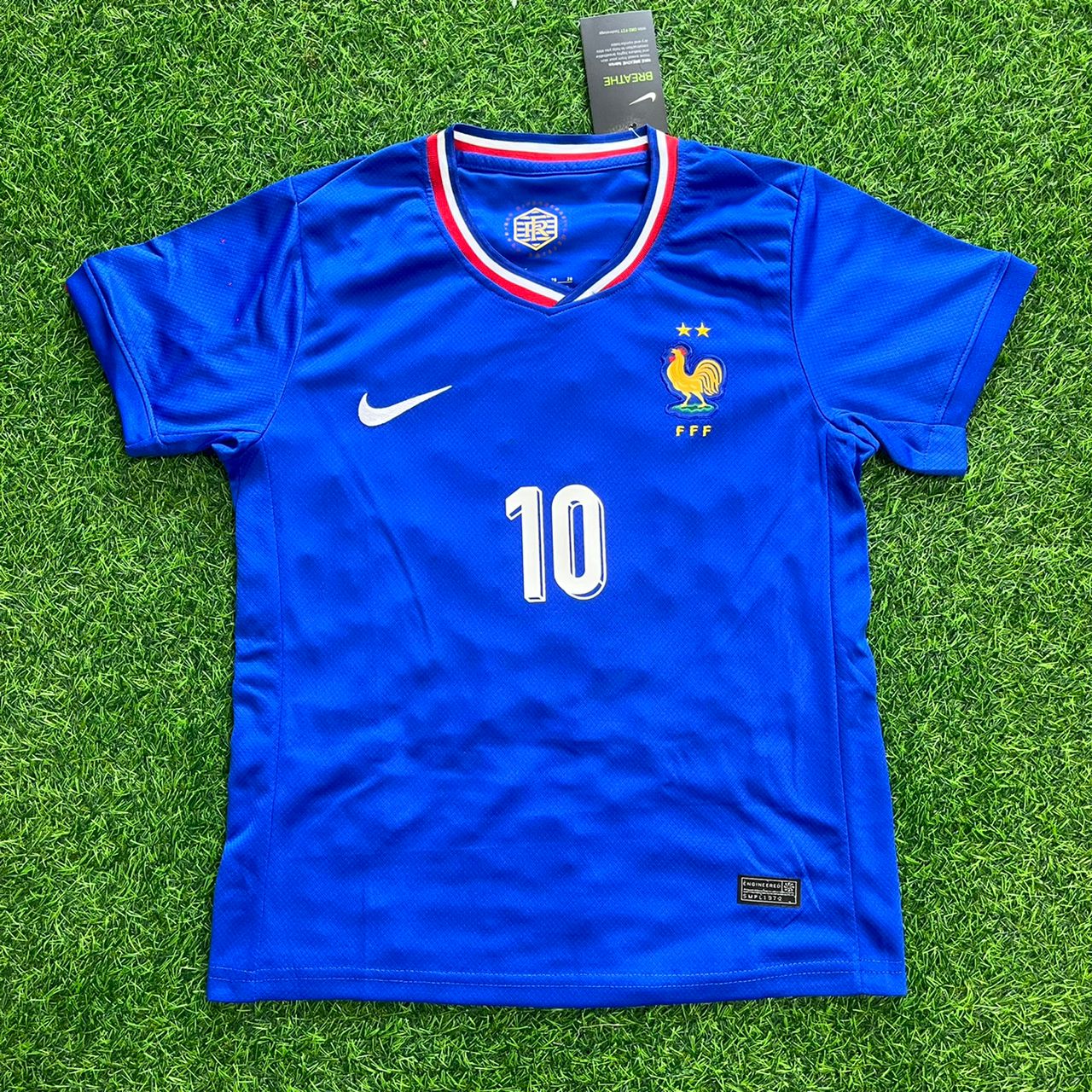 France EURO 2024 Kylian Mbappé Football Jersey Kit