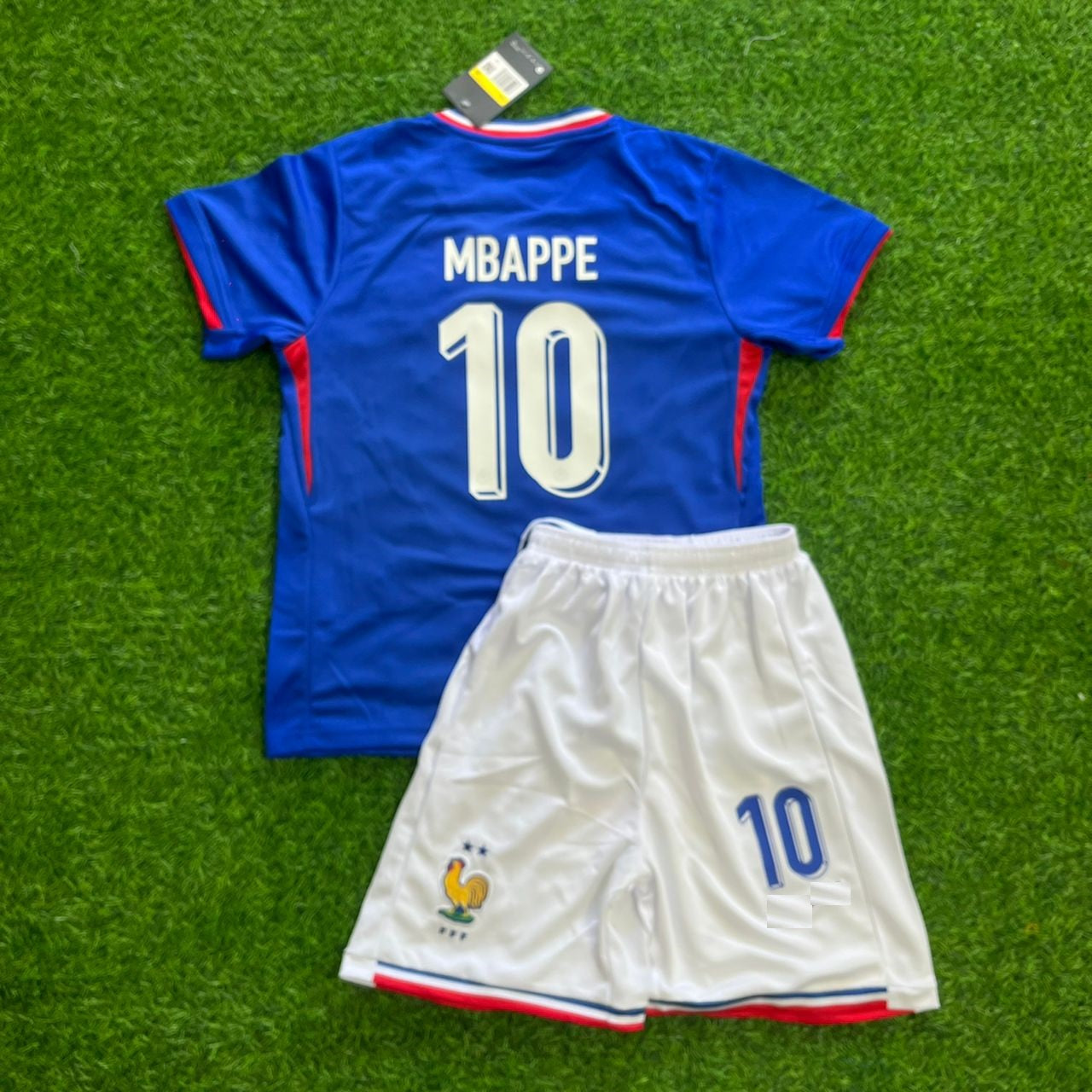 Kylian Mbappe France Kids Football Jersey kit kindertrui