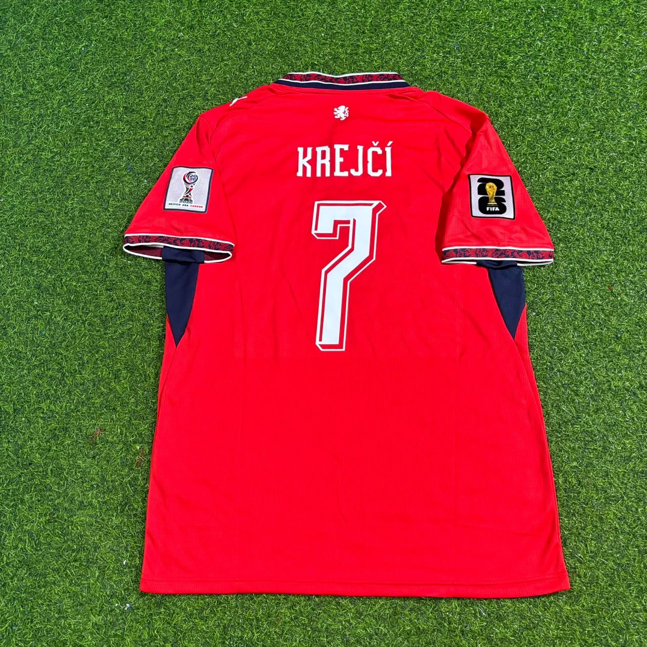 Czech Republic World Cup 2026 Ladislav Krejčí #7 Czechia Football Jersey