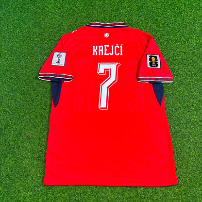 Czech Republic World Cup 2026 Ladislav Krejčí #7 Czechia Football Jersey