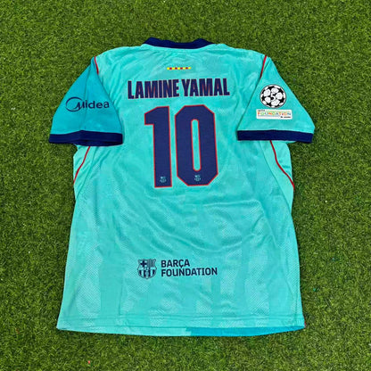 Lamine Yamal #10 Barcelona 2026-2027 Third Champions League Patch Football Jersey